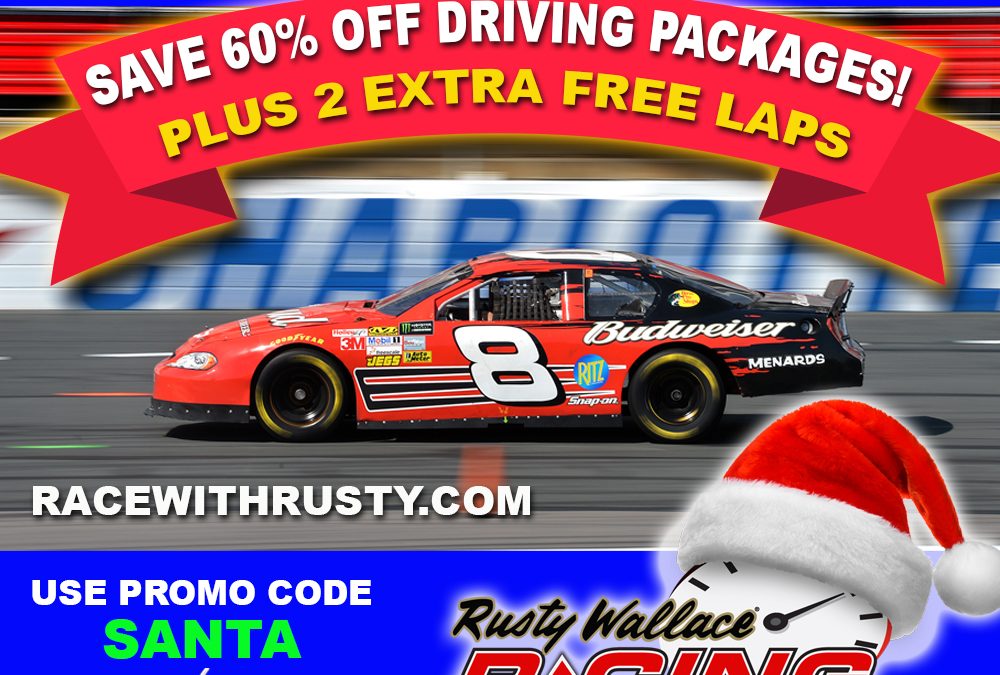 Holiday Deal – Save 60% OFF Driving Packages Plus 2 FREE Extra Laps